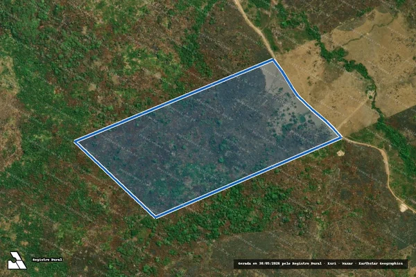 Imagem de satélite de PA ARAGUAXIM II - ST02 - Lote 250 - Parte 2 em Bannach - PA