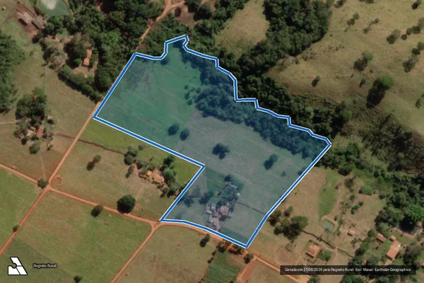 Imagem de satélite de FAZENDA ABORRECIDO - 001 em Bela Vista de Goiás - GO