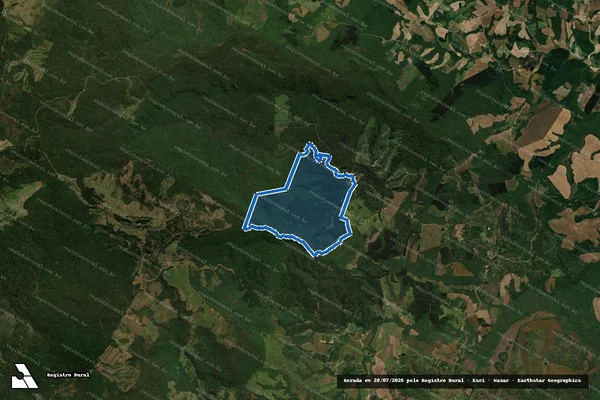 Imagem de satélite de Fazenda Rio Bonito Baixo - Parte 2 em Prudentópolis - PR