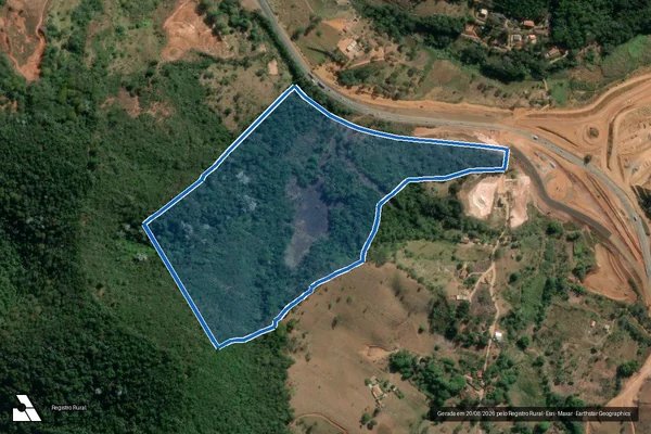 Imagem de satélite de Fazenda Carrapato - Fazenda Carrapato em São Gonçalo do Rio Abaixo - MG