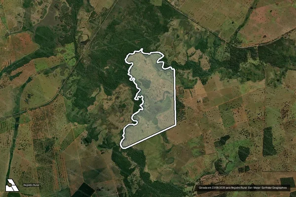 Imagem de satélite de FAZENDA RANCHINHO - Parte 1 em Terenos - MS
