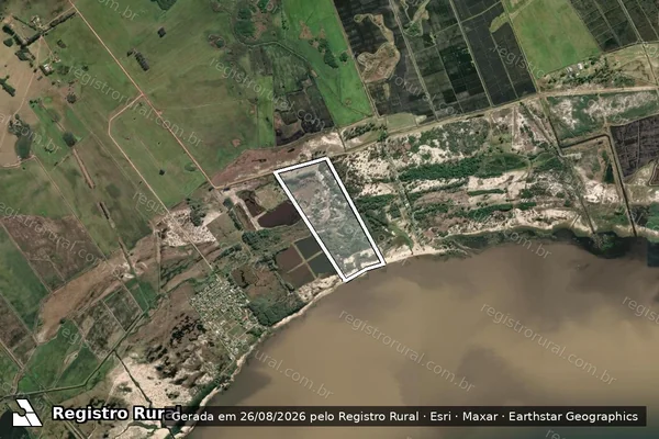 Imagem de satélite de Fazenda Varzinha do Jacaré - Gleba 5 - Parte 1 em Viamão - RS