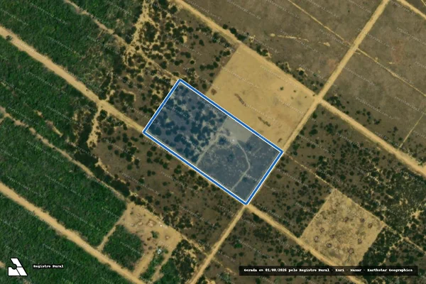 Imagem de satélite de FAZENDA MARIA INÁCIA - GLEBA_105 em Maracás - BA