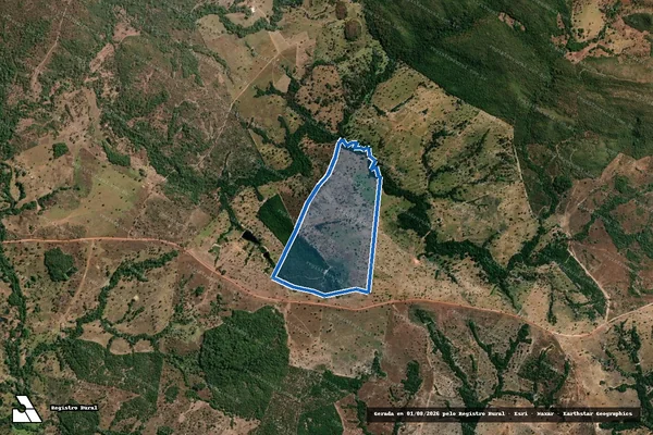 Imagem de satélite de FAZENDA ALVORADA - 02 em Faina - GO
