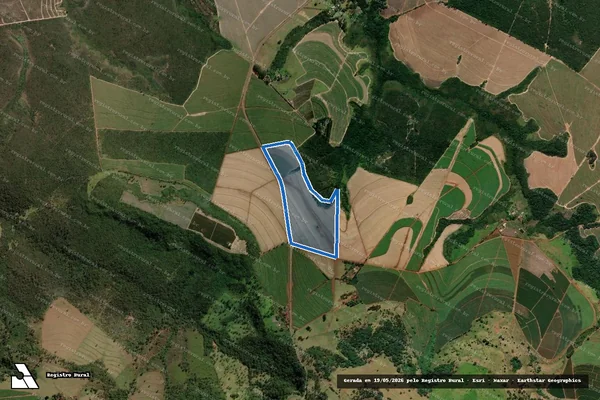 Imagem de satélite de Fazenda São José (Gleba B) - Área remanescente em Patrocínio Paulista - SP