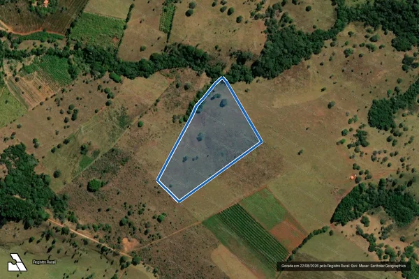 Imagem de satélite de Fazenda São Jóse da Lagoa e Córrego do Retiro - PARCELA 07 em São Gotardo - MG
