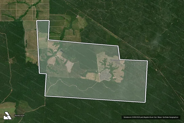 Imagem de satélite de Fazenda Várzea Alegre - Parte 1 em Ipixuna do Pará - PA