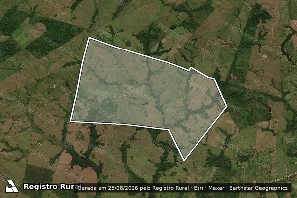 Imagem de satélite de FAZENDA DIAMANTE - Parcela 1 em Zé Doca - MA