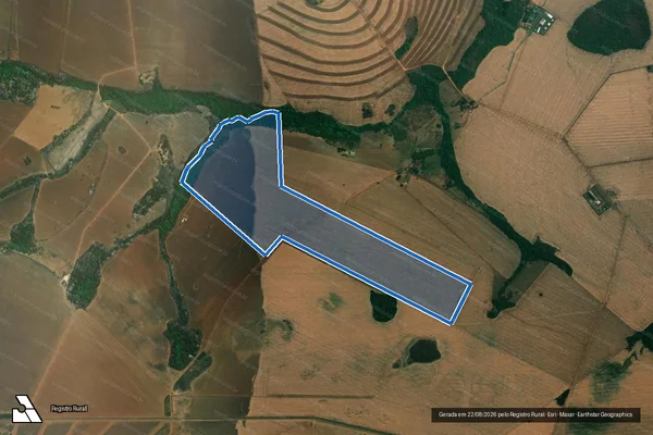 Imagem de satélite de FAZENDA BOM JARDIM E MONTIVIDIU em Montividiu - GO