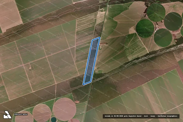 Imagem de satélite de Lote Rural nº 60 - Parte 1 em São Desidério - BA
