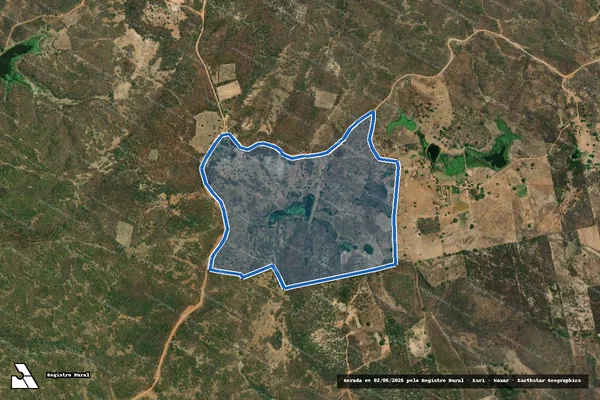 Imagem de satélite de SITIO BARRO BRANCO - Parte 1 em Lavras da Mangabeira - CE