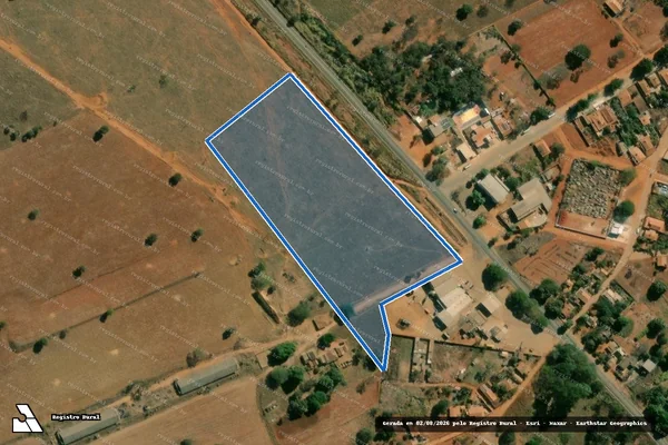 Imagem de satélite de FAZENDA BURITI - GLEBA 2 em Bom Despacho - MG