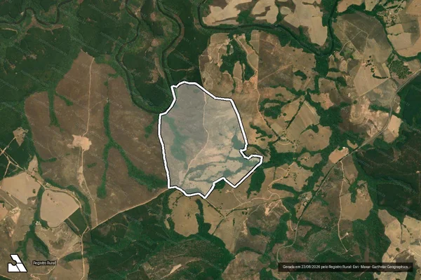 Imagem de satélite de SITIO TAPANHU - Parcela 1 em Madre de Deus de Minas - MG