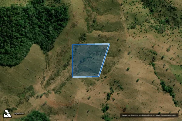 Imagem de satélite de LT 08 GL 01 ST RIO BRANCO IV - SITIO SAO RAFAEL - Parte 1 em Nova Brasilândia D'Oeste - RO