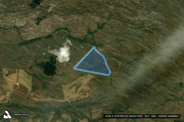 Imagem de satélite de FAZENDA BEBEDOURO - SANTA MARIA / PARTE 10 em Baliza - GO