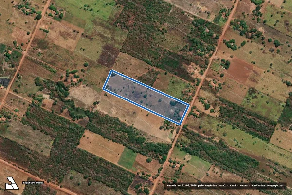 Imagem de satélite de LOTE 06, Q05 ? AGROVILA ? PA SÃO VICENTE - Gleba 06 em Flores de Goiás - GO
