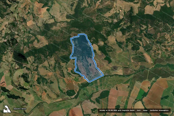 Imagem de satélite de FAZENDA MONTE VERDE - FAZENDA MONTEVERDE em Cabo Verde - MG