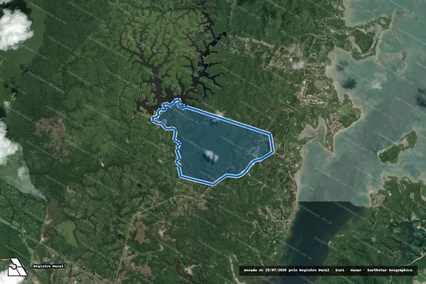 Imagem de satélite de Fazenda Deus Proverá / Parte 1 em Jaguaripe - BA