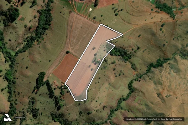 Imagem de satélite de Fazenda Lavrado-Lageado - Parcela 1 em Lagoa Formosa - MG