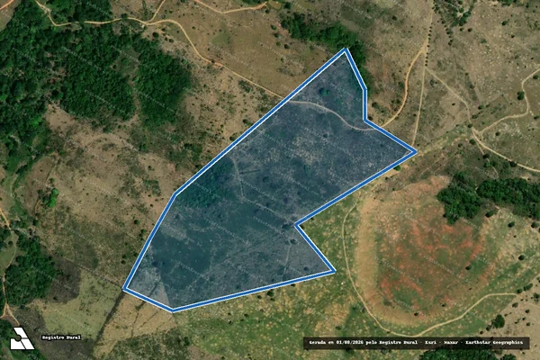 Imagem de satélite de FAZENDA PRIMAVERA - LOTE 75 em Itamaraju - BA