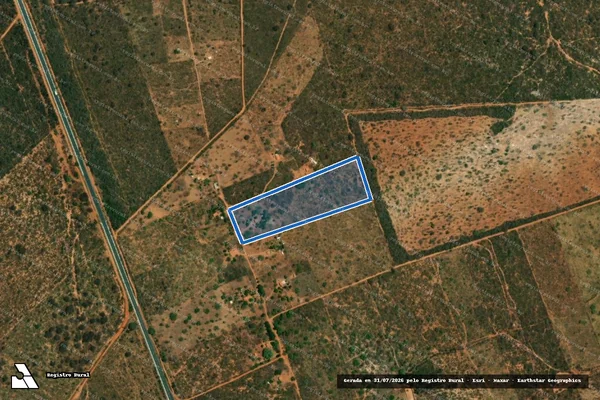 Imagem de satélite de Fazenda Santa Helena - PARCELA 05 em Mirabela - MG