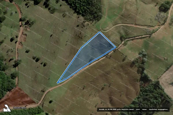 Imagem de satélite de Parte da Fazenda Baliza - PARCELA 02 em Jupiá - SC