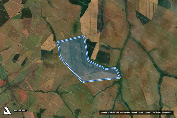 Imagem de satélite de Fazenda Esplanada - Parte 1 em Limeira do Oeste - MG