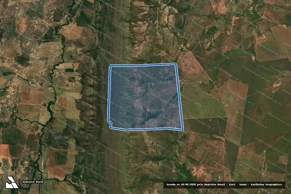 Imagem de satélite de FAZENDA PONTES - Parte 1 em Arinos - MG