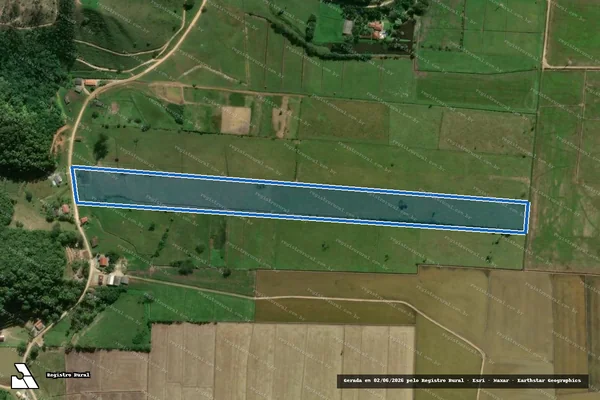 Imagem de satélite de Fazenda Augusto de Oliveira - Área 01 em Ilhota - SC