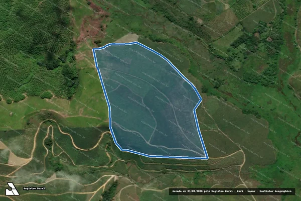 Imagem de satélite de Fazenda São Francisco - Parcela 1 em Água Preta - PE