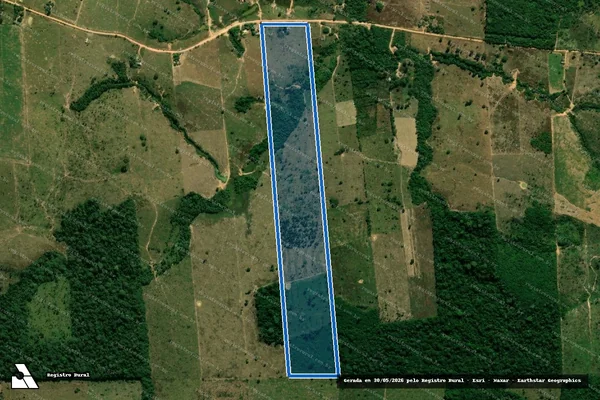 Imagem de satélite de LOTE 80, GLEBA 05, P.A. JATUARANA  - Parcela 1 em Vale do Anari - RO