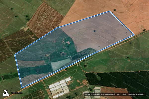 Imagem de satélite de FAZENDA NOSSA SENHORA APARECIDA  - FAZENDA NOSSA SENHORA APARECIDA em Pirajuí - SP