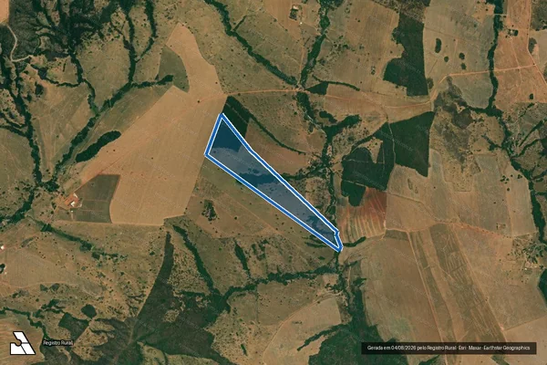 Imagem de satélite de FAZENDA SÃO JERONIMO - Gleba 4 em Corumbaíba - GO