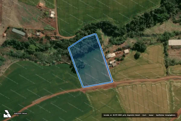 Imagem de satélite de SITIO MATILDE - Gleba A em Nova Santa Bárbara - PR