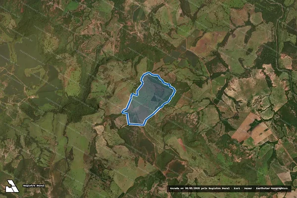 Imagem de satélite de FAZENDAS ANEXAS SALTO E FORMIGUINHA LD BOM JESUS IV - 001 em Mineiros - GO