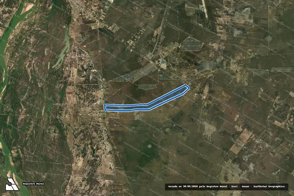 Imagem de satélite de FAZENDA CAMPOS DE SÃO JOÃO - 001 em Bom Jesus da Lapa - BA