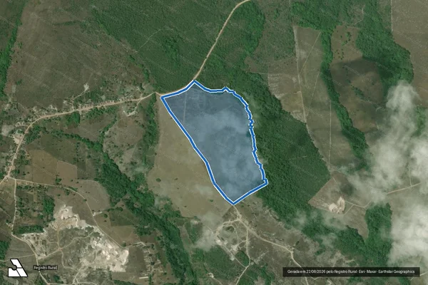 Imagem de satélite de FAZENDA TIRIRICA - Parte 1 em Areia Branca - SE