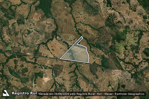Imagem de satélite de FAZENDA SANTA LÚCIA - 001 em Goiás - GO