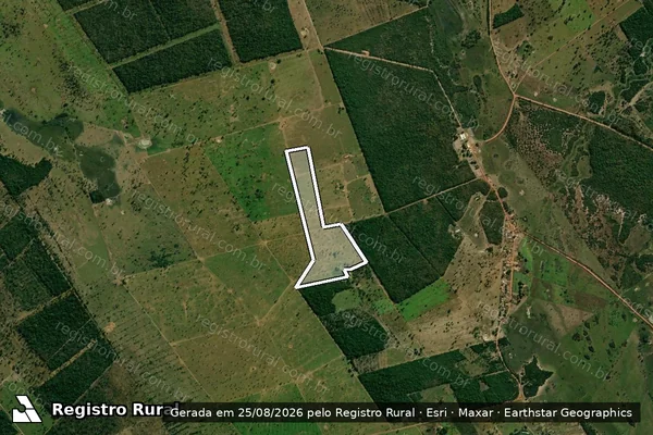 Imagem de satélite de Fazenda Westfália II - PARTE 1 em Vila Bela da Santíssima Trindade - MT