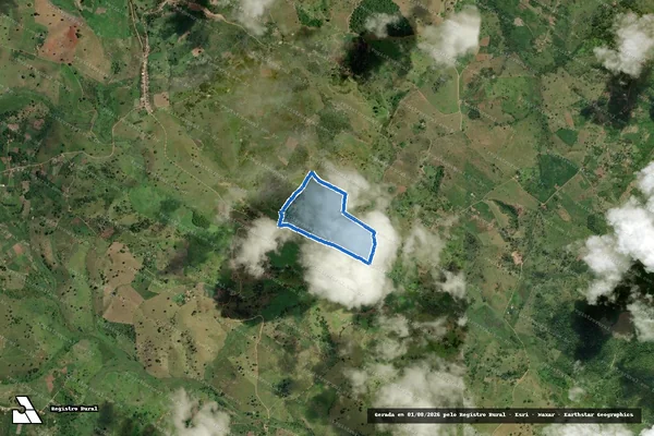 Imagem de satélite de FAZENDA OLHO D ÁGUA - Parte 1 em Varzedo - BA