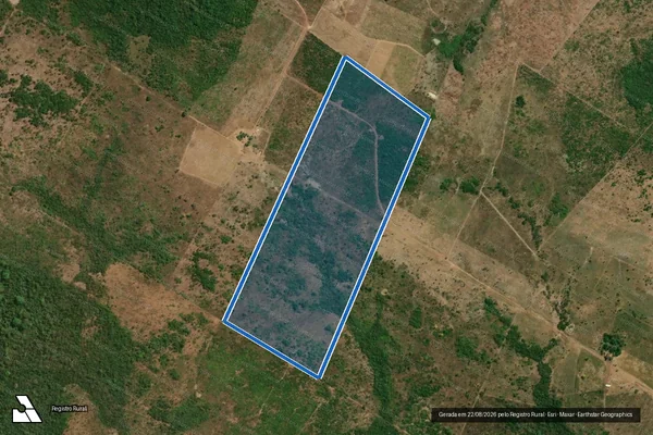 Imagem de satélite de CHACARA NOSSA SENHORA APARECIDA ? LOTE 296 - 1 em Santa Maria das Barreiras - PA