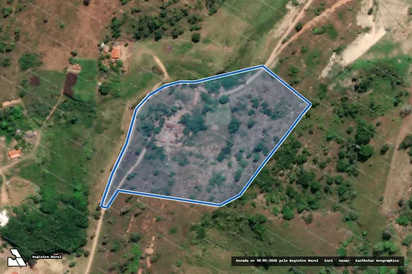 Imagem de satélite de FAZENDA BAIXÃO - Parte 4 em Almenara - MG