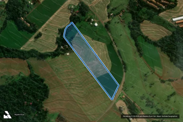 Imagem de satélite de Lote Rural nº 196 Remanescente - em Medianeira - PR