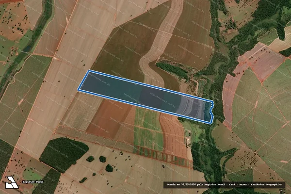 Imagem de satélite de ESTÂNCIA DA CONSQUISTA - ESTÂNCIA DA CONSQUISTA em Anhumas - SP