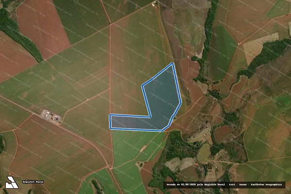 Imagem de satélite de Fazenda Flores lugar denominado Perdizes - Fazenda Flores lugar denominado Perdizes em Portelândia - GO