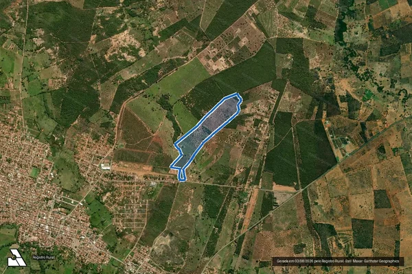 Imagem de satélite de FAZENDA SANTANA (RONCADOR) - Parte 1 em Santana - BA