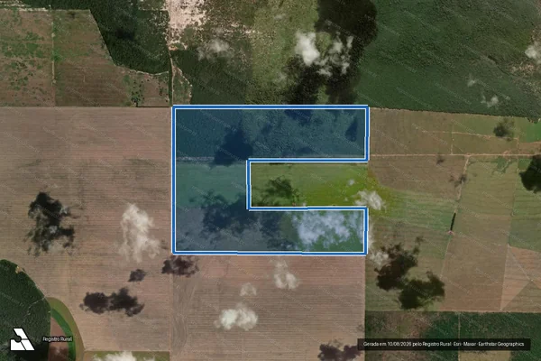 Imagem de satélite de Lote 14, Gleba Corumbiara Gleba/Lote 61 Setor 12 / Parte 1