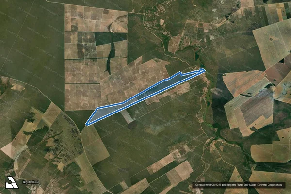 Imagem de satélite de Fazenda Pedra Preta - Parte 1 em São Desidério - BA