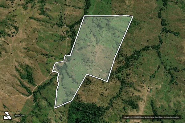 Imagem de satélite de PA Limpeza Lote 542 - Parte 1 em São Geraldo do Araguaia - PA