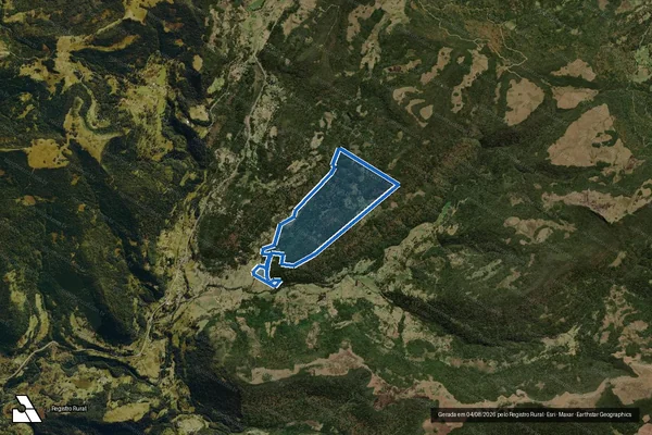Imagem de satélite de Fazenda São Sebastião / Parte 2 - PARCELA 01 em Urubici - SC